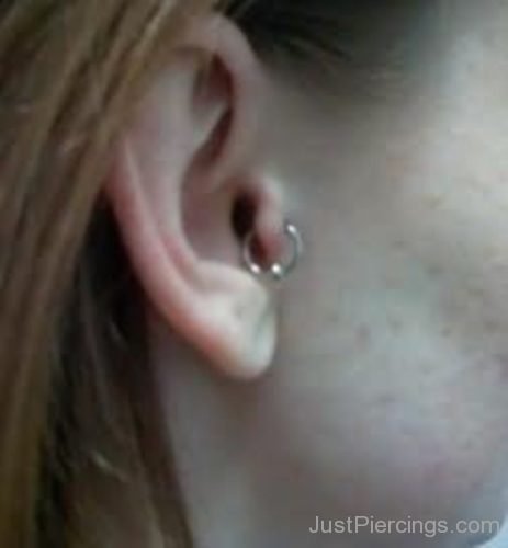 Captive Bead Ring Tragus Ear Piercing-JP1062