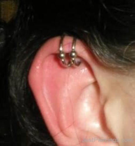 Captive Bed Rings Helix Ear Piercings-JP1066