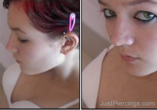 Conch Piercing For Young Girls