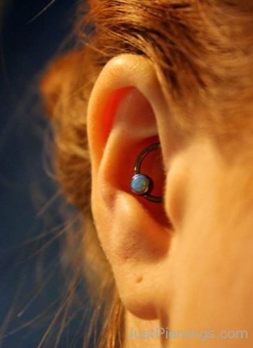 Cool Daith Piercing With Ball Closure Ring-JP1038