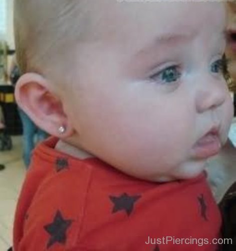 Cute Child With Ear Piercing-JP114