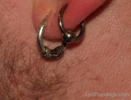 Dual Captive Bed Rings – Ear Piercing-JP1010