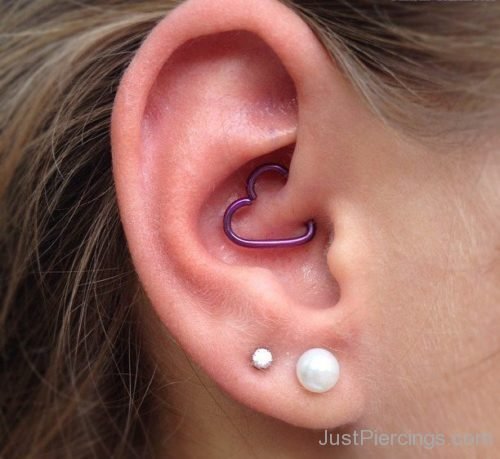 Dual Lobe And And Daith Piercing-JP1304