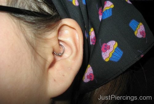 Ear Ball Closure Ring Daith Piercing-JP1324
