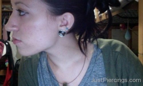 Ear Conch Piercing For Girls-JP1111