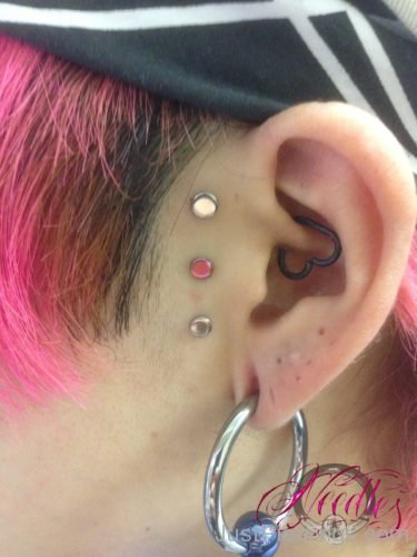 Ear Lobe And Daith Piercing-JP1356
