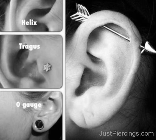 Ear Multiple Ear Piercings-JP1069