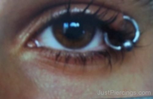 Eye Piercing Closeup Picture-JP115