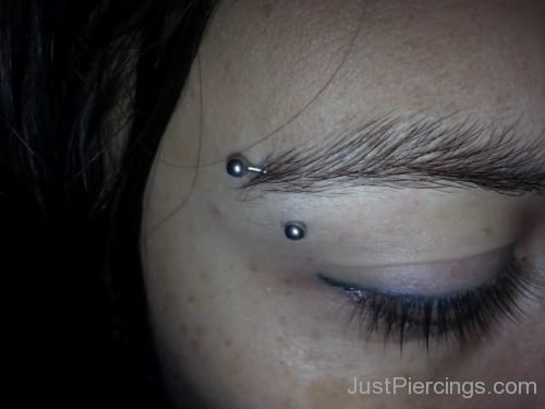 Eyebrow Piercing For Girls-JP127