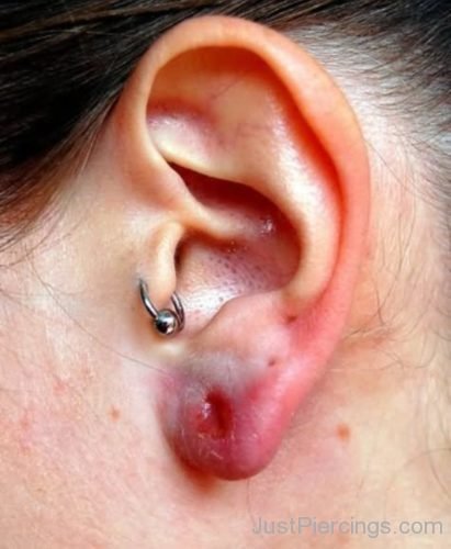 Hoop Ring Tragus Ear Piercing-JP1057