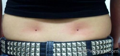 Impressive Dimple Piercing With Microdermals-JP134
