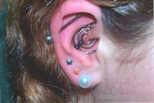Industrial And Multiple Daith Piercing-JP1406