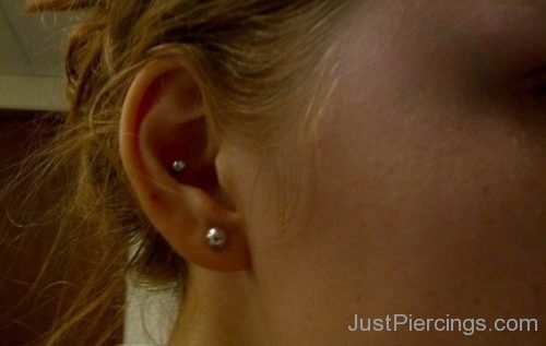 Lobe And Conch Piercing For Women-JP1144