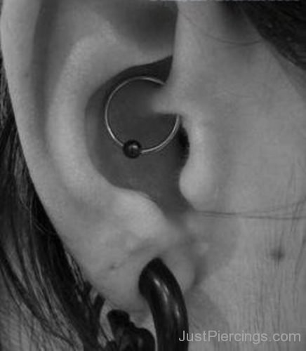 Lobe And Daith Piercing With Ball Closure Ring-JP1418