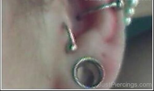 Lobe Stretching And Tragus, Conch Piercing-JP1205