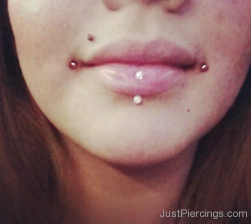 Monroe, Vertical Lip And Dahlia Bites Piercing-JP1109
