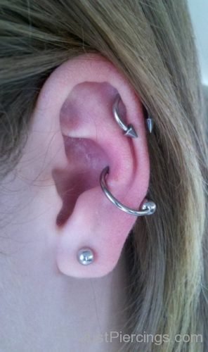 New Helix And Conch Piercing-JP1209