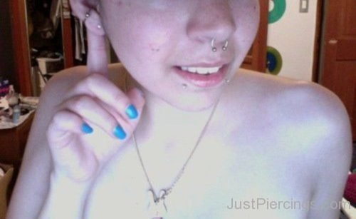 Nose Septum And Conch Piercing-JP1172