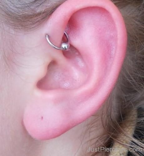 Silver Hoop Ring Ear Helix Piercing-JP1141