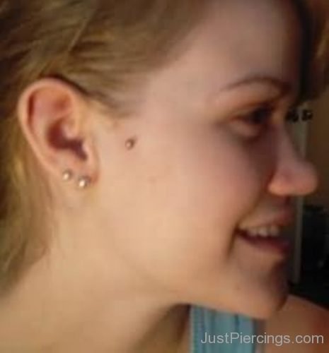 Simple Ear And Face Piercing-JP1241