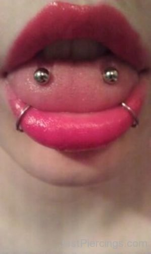 Surface Tongue And Devil Bites Piercing-JP21