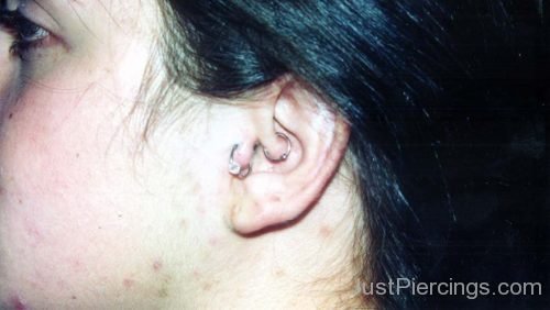 Tragus And And Daith Piercing-JP1470