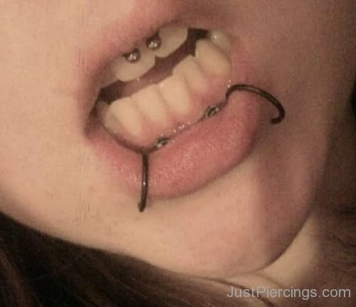 Awesome Smiley Frowny Piercing-JP1008