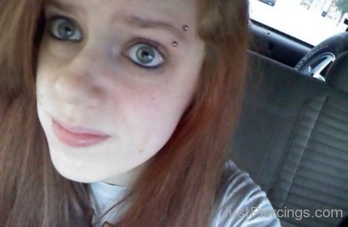 Awesome Vertical Eyebrow Piercing For Girls-JP012