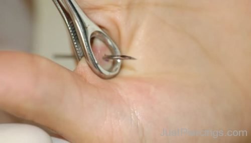 Cannula Hand Web Piercing-JP1021
