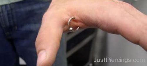Circular Barbell Hand Piercing-JP1023
