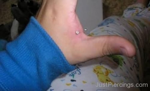 Diamond Stud Hand Web Piercing-JP1041