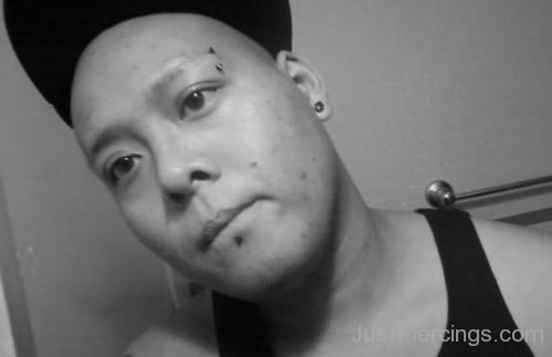 Eyebrow, And Labret Piercing-JP1087