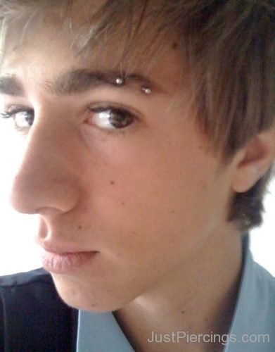 Eyebrow Piercing For Young Guys-JP110