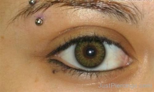 Eyebrow Piercing With Attractive Surgical Steel Barbell-JP1133