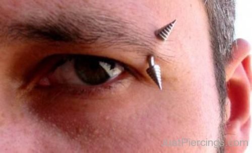 Eyebrow Piercing With Cone Babell-JP1139