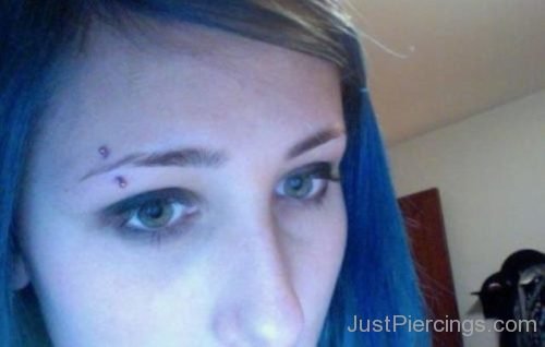Eyebrow Piercing With Titanium Micro Barbells For Girls-JP134