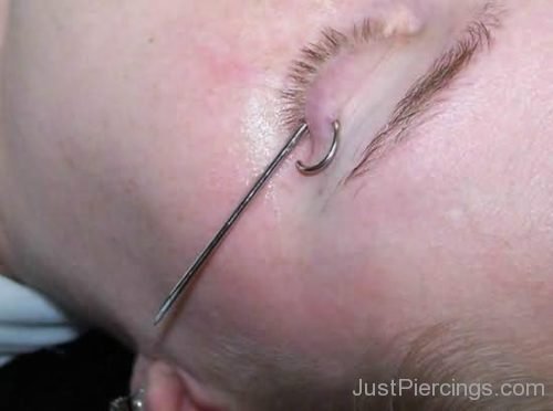 Eyelid Piercing For Girls-JP127