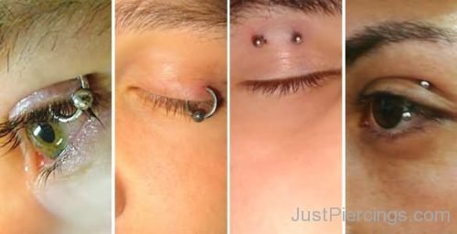 Eyelid Piercings For Girls-JP146
