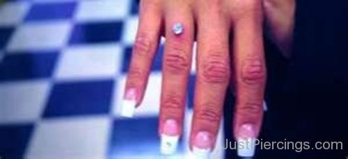 Finger Piercing With Anchors Micro Dermals-JP1071
