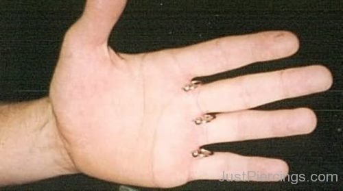 Fingers Web Hand Piercings-JP1057