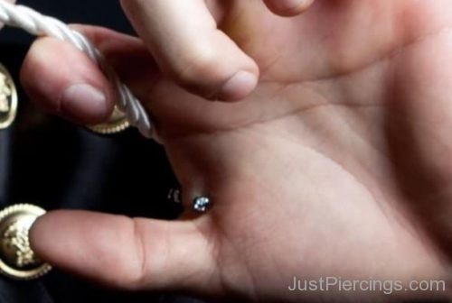 Hand Piercing With Silver Jewelry-JP1098