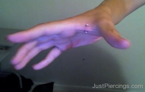 Hand Web Piercing For Men 4-JP1120