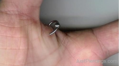 Hand Web Piercing With Captive Bead Ring 2-JP1127
