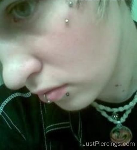 Labret And Anti Eyebrow Face Piercing-JP1130