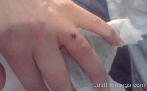 Fingers Piercing With Small Dermals-JP1213