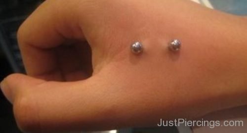 Piercing For Hand With Silver Barbell-JP1216