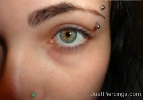 Pretty Eyebrow And Nose Piercing-JP1215