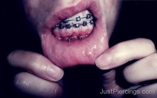 Teeth And Frowny Piercing-JP1138