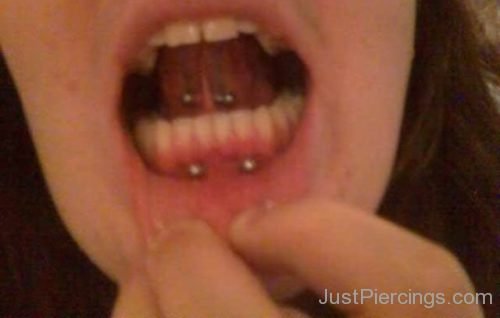 Tongue Frrenulum And Frowny Piercing-JP1144